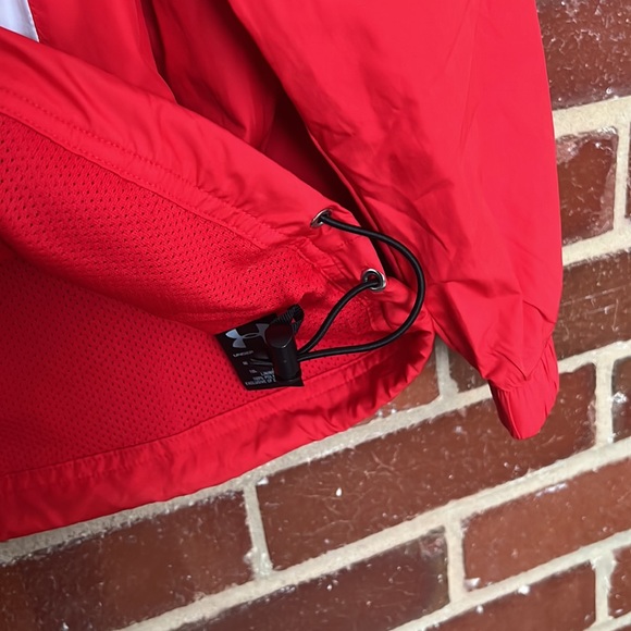 Under Amour Red Pullover Jacket, men’s XL - Picture 5 of 8